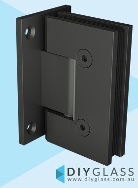 Gunmetal Grey Glass Shower Screen Wall Hinges